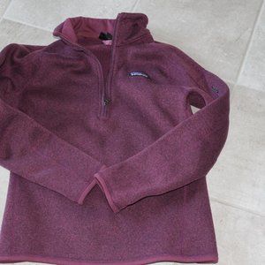 Patagonia 1/4 Zip Fleece XS Muted Purple